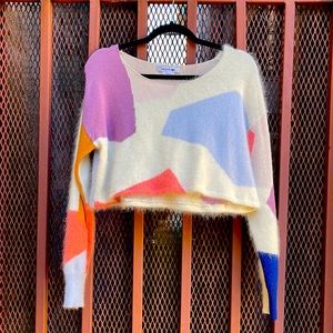 Vintage Lacoste crop sweater